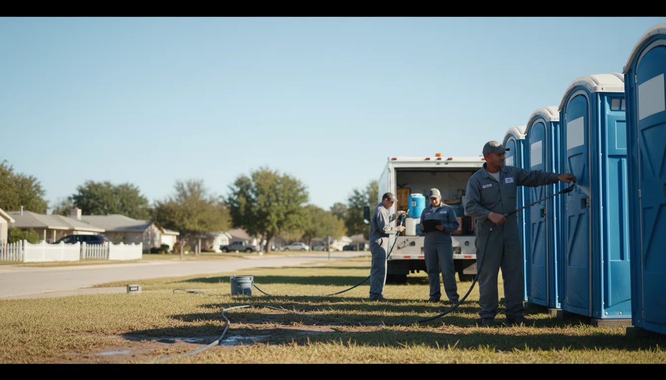 Long-Term Portable Toilet Rental in Lone Tree, IA near me